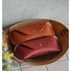 HORWEEN LEATHER EYEWEAR CASE 2 / Green & Black