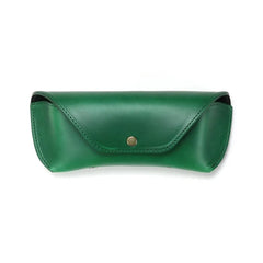 HORWEEN LEATHER EYEWEAR CASE 2 / Green & Black