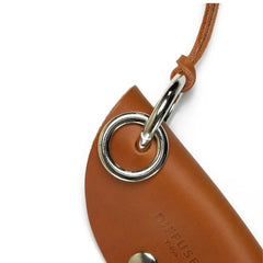 COW LEATHER KEY CASE & GLASS HOLDER / Orange