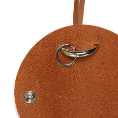 COW LEATHER KEY CASE & GLASS HOLDER / Orange