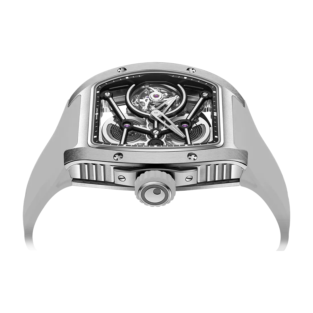 ZEROO T10 THE ARCHER FULL SKELETON AUTOMATIC TOURBILLON ZT010SSWH ZEROO T10 THE ARCHER FULL SKELETON AUTOMATIC TOURBILLON ZT010SSWH