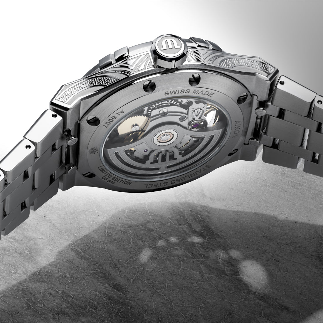 アイコン オートマティック39mm スケルトン アーバントライブ