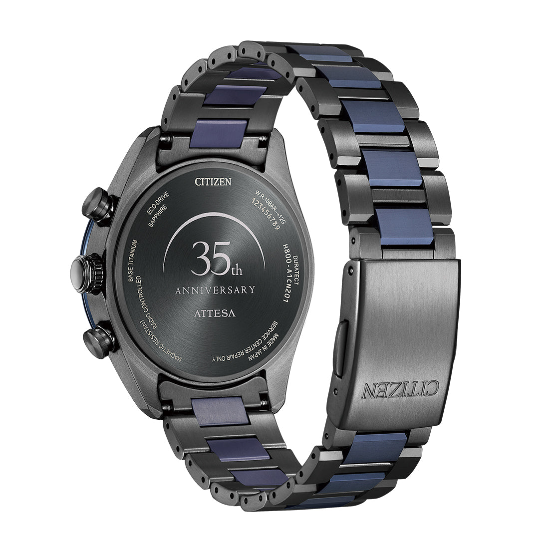 ACT Line エコ・ドライブ電波時計 ダイレクトフライト アテッサ35周年記念限定モデル第3弾 “Blue Universe Collection” ※ノベルティプレゼント