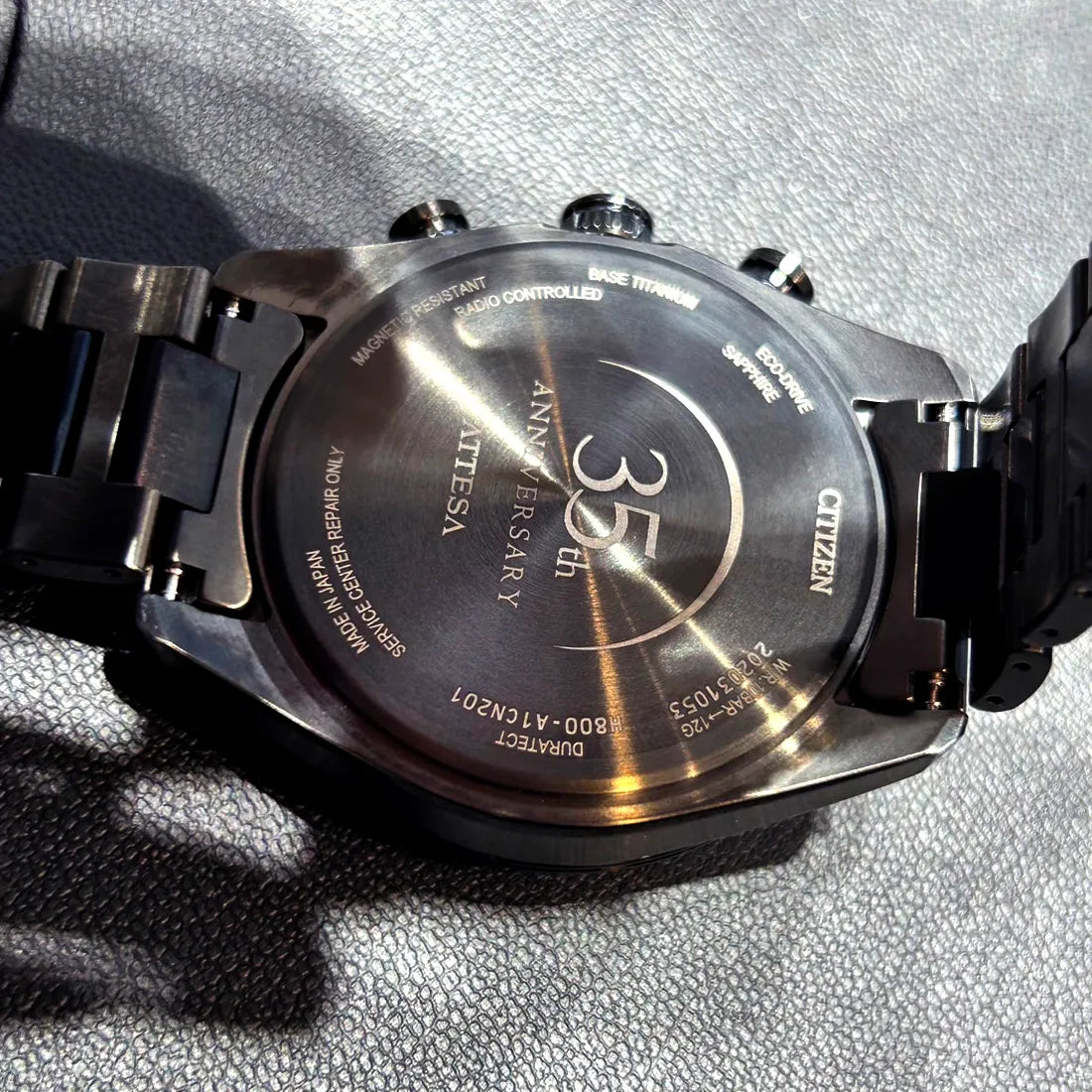 ACT Line エコ・ドライブ電波時計 ダイレクトフライト アテッサ35周年記念限定モデル第3弾 “Blue Universe Collection” ※ノベルティプレゼント