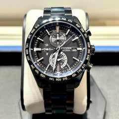 ACT Line エコ・ドライブ電波時計 ダイレクトフライト アテッサ35周年記念限定モデル第3弾 “Blue Universe Collection” ※ノベルティプレゼント