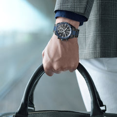 ACT Line エコ・ドライブ電波時計 ダイレクトフライト アテッサ35周年記念限定モデル第3弾 “Blue Universe Collection” ※ノベルティプレゼント