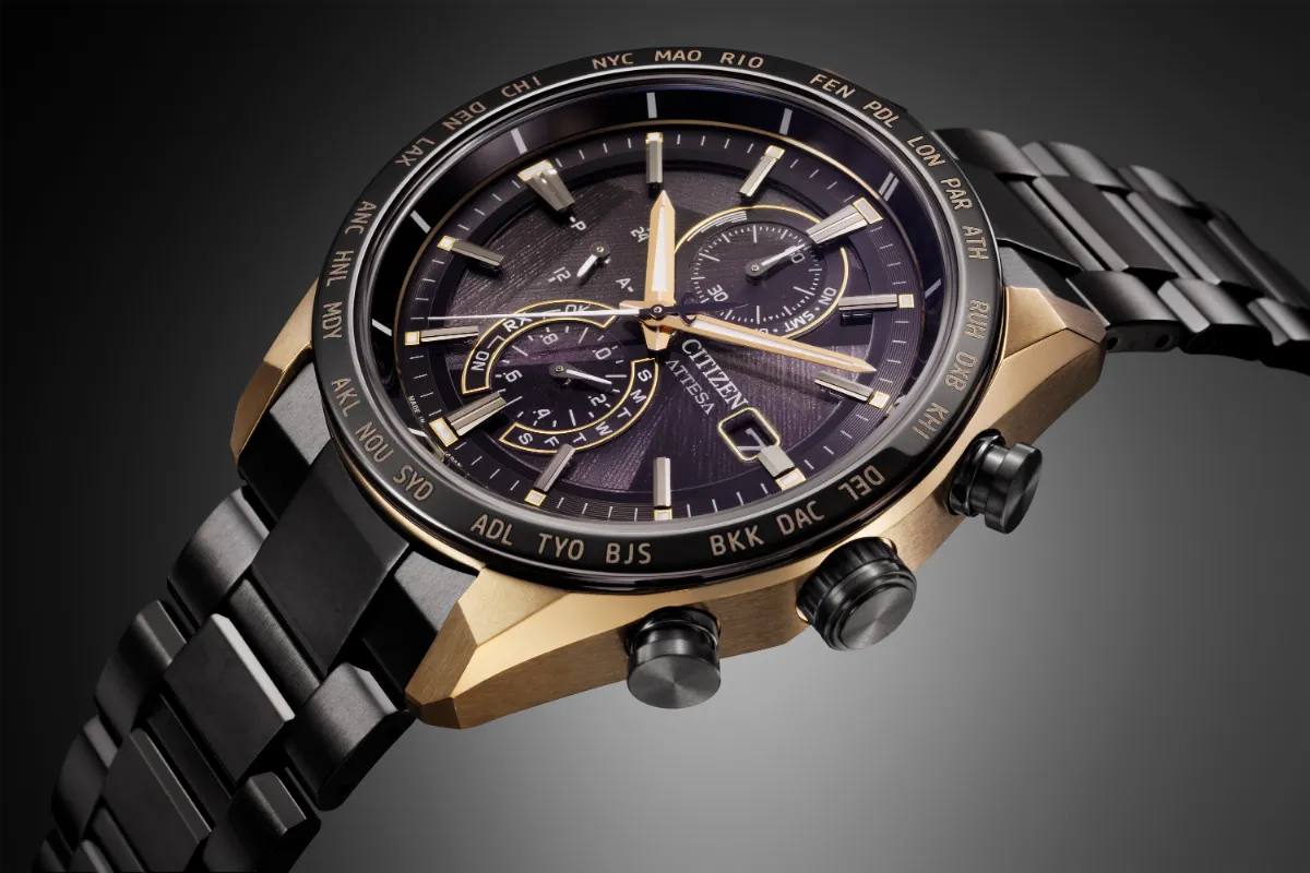 AT8384-58E LIGHT in BLACK Eco-Drive 50th Anniversary Edition ACT