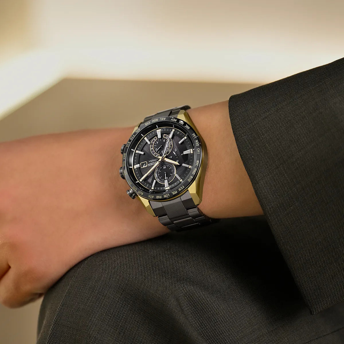 AT8384-58E LIGHT in BLACK Eco-Drive 50th Anniversary Edition ACT AT8384-58E LIGHT in BLACK Eco-Drive 50th Anniversary Edition ACT