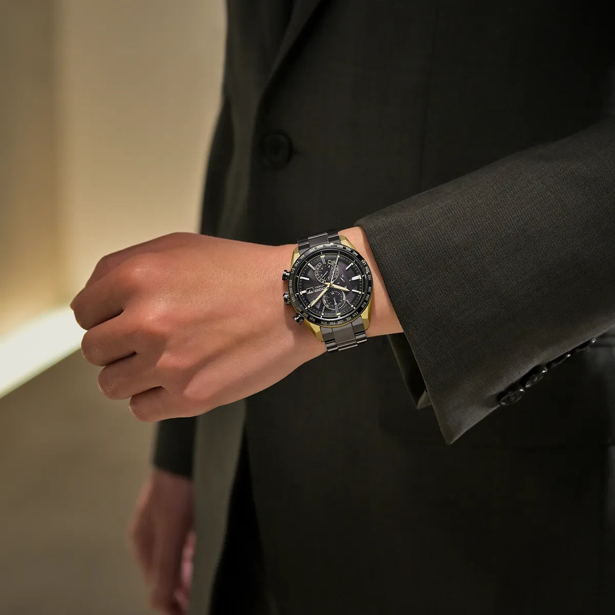 AT8384-58E LIGHT in BLACK Eco-Drive 50th Anniversary Edition ACT