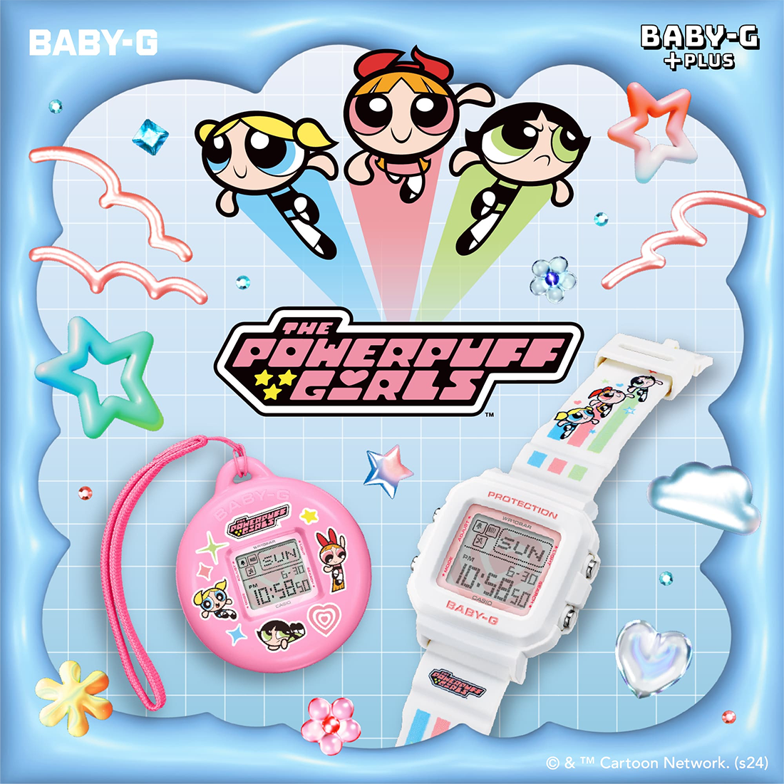BABY-G＋PLUS THE POWERPUFF GIRLS コラボレーションモデル