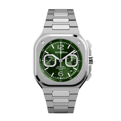 BR 05 CHRONO GREEN STEEL