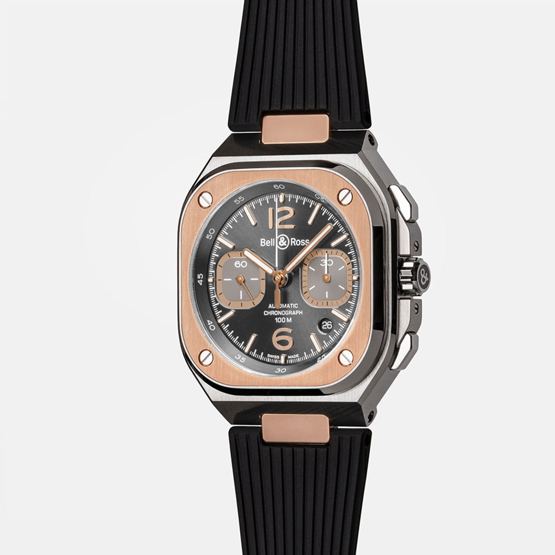 BR 05 CHRONO GREY STEEL & GOLD