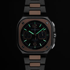 BR 05 CHRONO GREY STEEL & GOLD