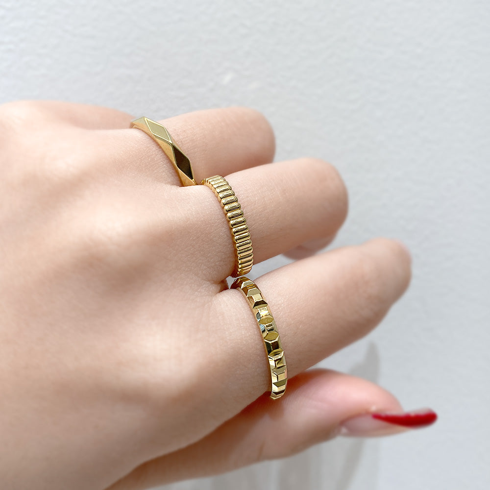 quatre grosgrain ring small