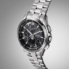 光発電エコ・ドライブ電波時計 ダイレクトフライト ムーンフェイズ ※ノベルティプレゼント