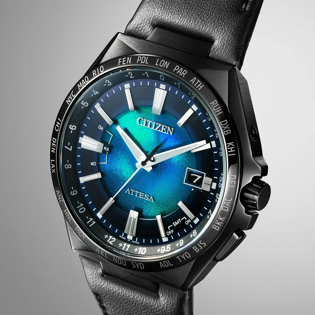 エコ・ドライブ電波時計 ダイレクトフライト UNITE with BLUE ※ノベルティプレゼント