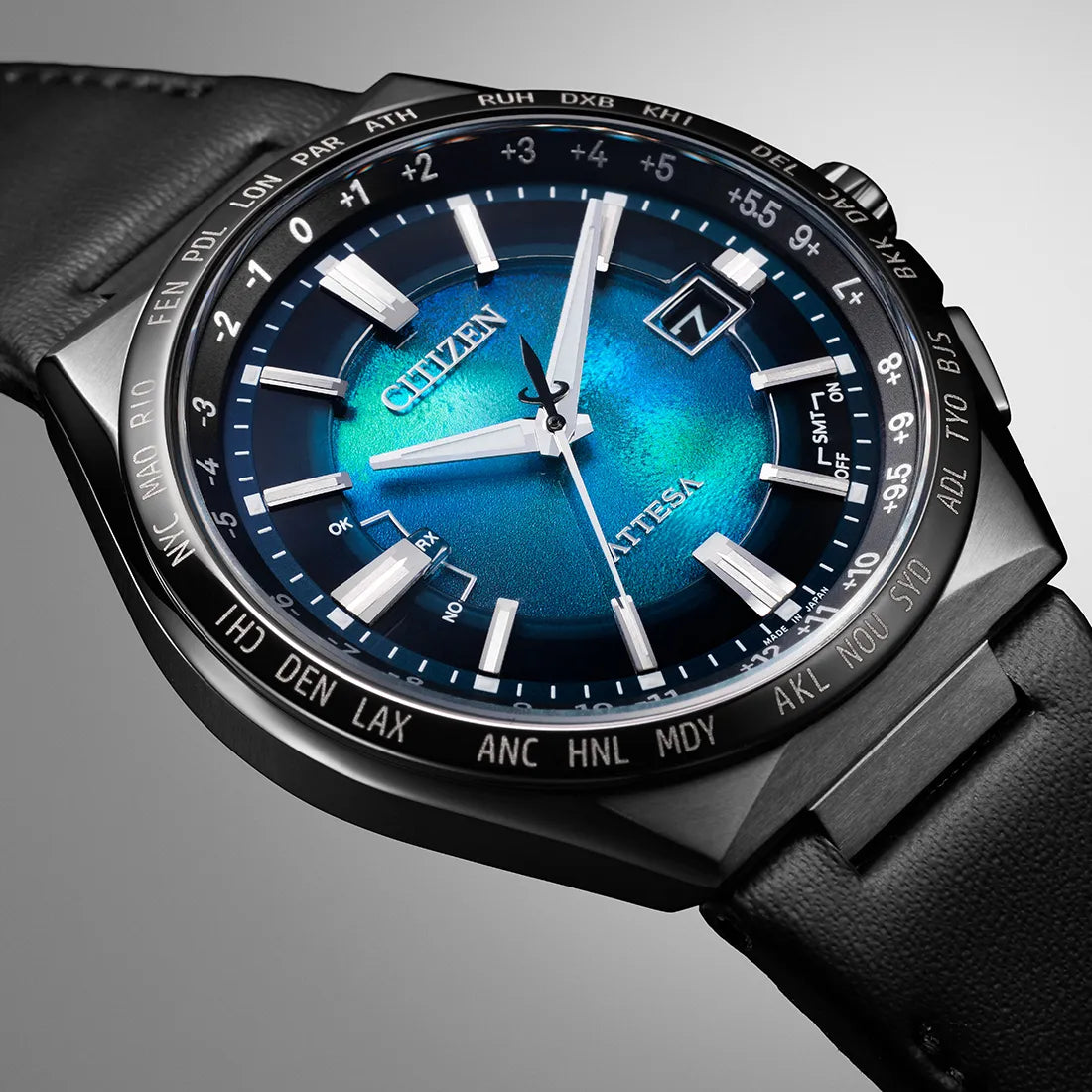 エコ・ドライブ電波時計 ダイレクトフライト UNITE with BLUE ※ノベルティプレゼント