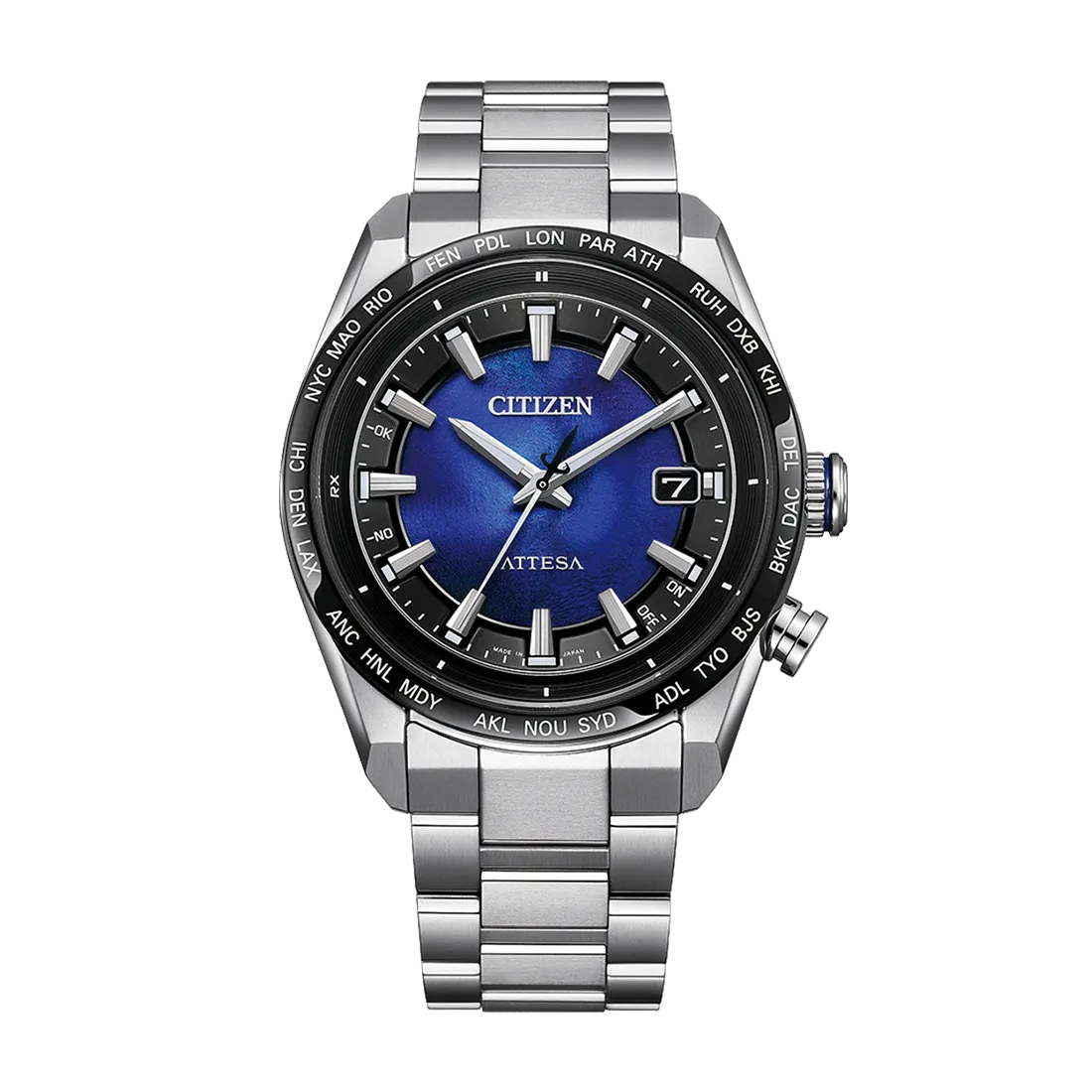 ACT Line エコ・ドライブ電波時計 ダイレクトフライト UNITE with BLUE ※ノベルティプレゼント