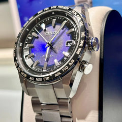 ACT Line エコ・ドライブ電波時計 ダイレクトフライト UNITE with BLUE ※ノベルティプレゼント