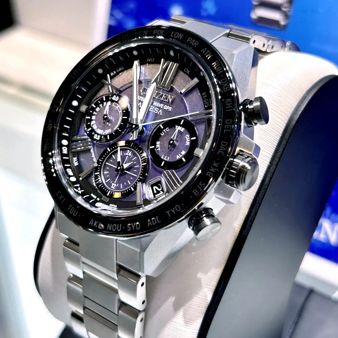 CC4075-50L ACT Line エコ・ドライブGPS衛星電波時計 ダブルダイレクト CC4075-50L ACT Line エコ・ドライブGPS衛星電波時計 ダブルダイレクト