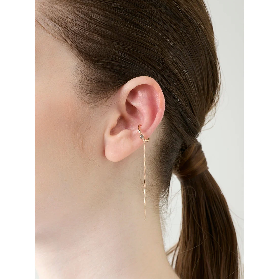 DROSERA ダイヤスダッド チェーン イヤーカフ (DS65KDF) ｜正規販売店