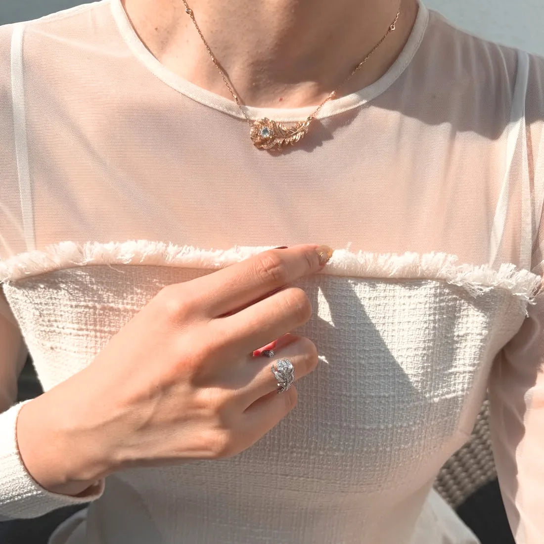 プリュム ドゥ パオン ペンダント スモール