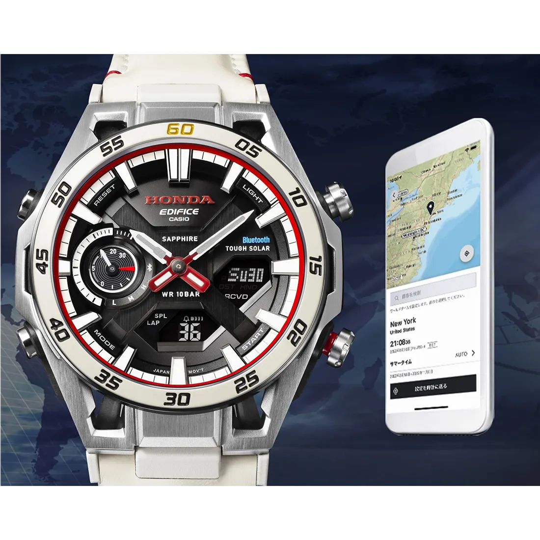 マ*ル様 CASIO Honda F1 60周年 ECB-2300HR-1AJR ECB-2300HR-1AJR] CASIO WATCH EDIFICE HONDA SPECIAL EDITION OF THE