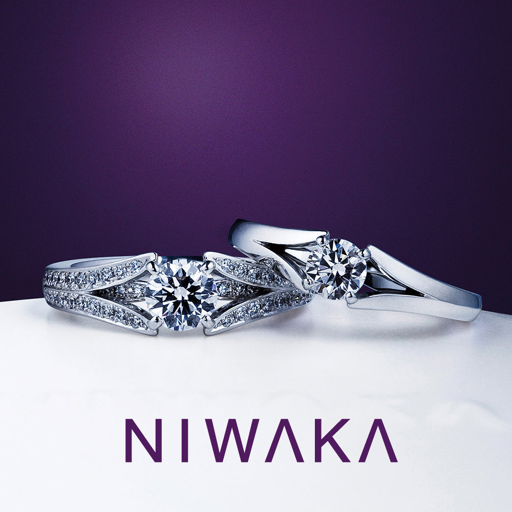 [Engagement ring] Mizuho wave