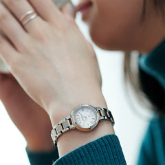エコ・ドライブ電波時計 Stainless Steel Line Happy Flight シリーズ ※ノベルティプレゼント