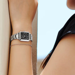 hikari collection Square 2way Model 光発電エコ・ドライブ電波時計 Titania Happy Flight ※ノベルティプレゼント