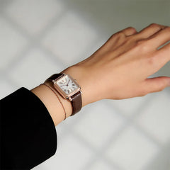 hikari collection Square 2way Model 光発電エコ・ドライブ電波時計 Titania Happy Flight ※ノベルティプレゼント
