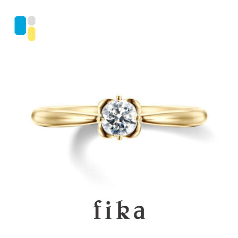 [Engagement ring] White flower