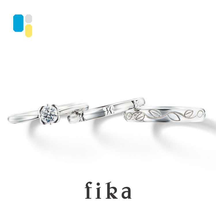 [Engagement ring] White flower