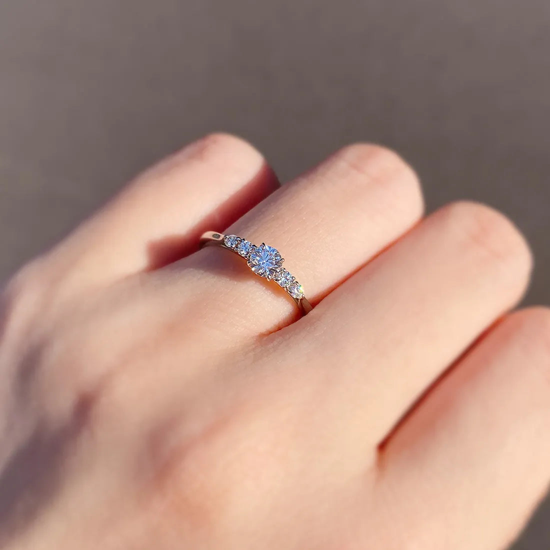 - Engagement ring -<br> Rosie Fairy Platinum