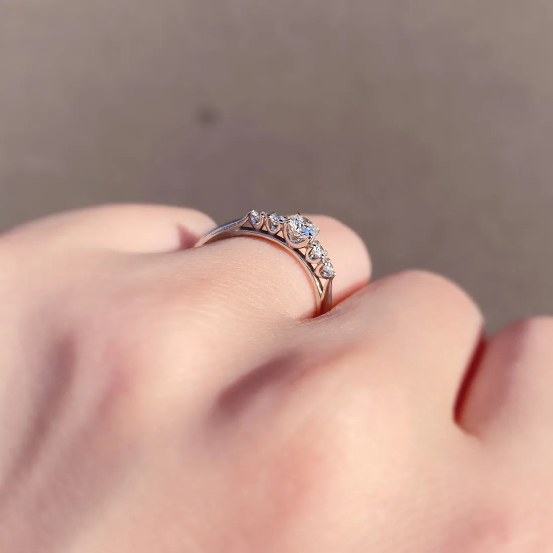 - Engagement ring -<br> Rosie Fairy Platinum