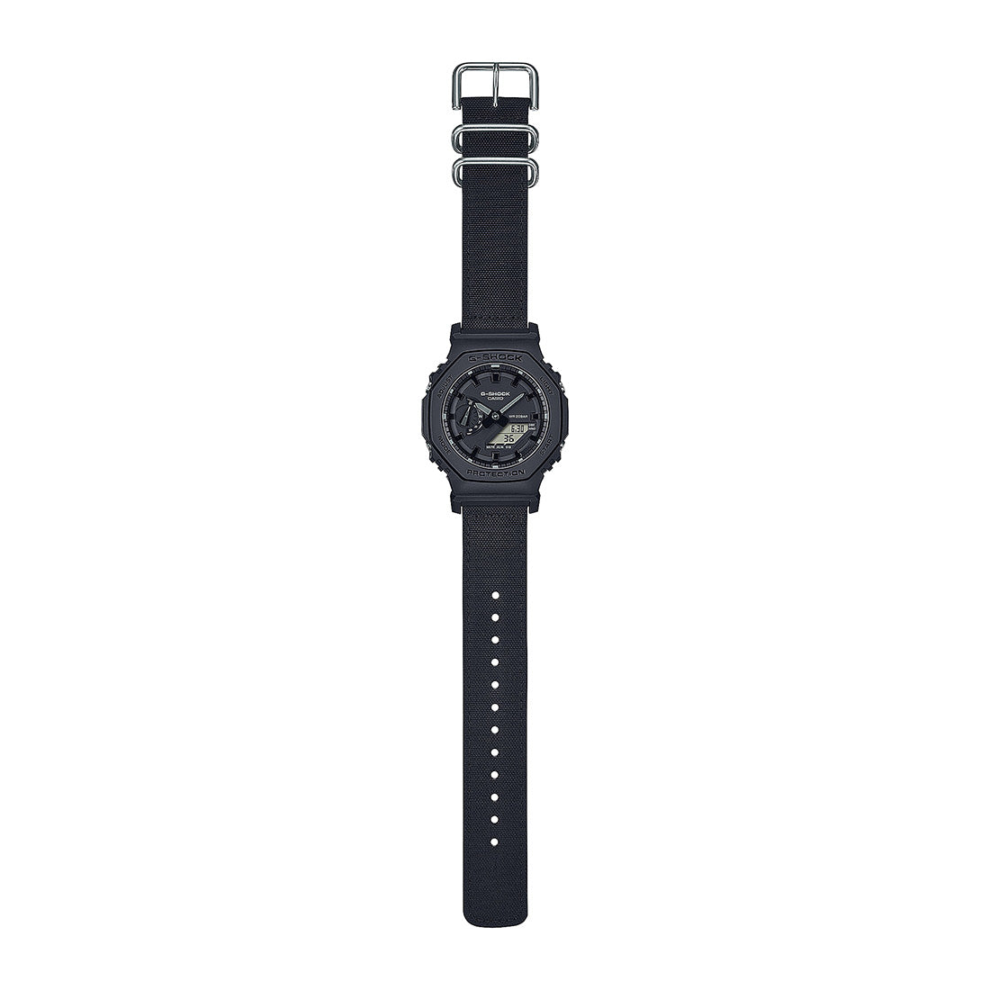 G-SHOCK ジーショック GA-2100BCE-1AJF オールブラック Utility blackシリーズ CORDURA クロスバンド メンズ 腕時計 CASIO カシオ 国内正規品