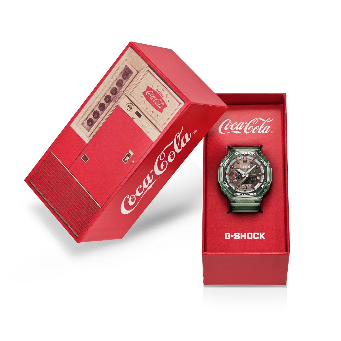 Coca-Cola コカ・コーラ 140周年 コラボレーションモデル GA-2100CC