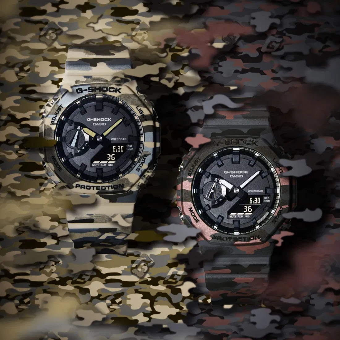GA-2100 カモフラージュ柄 GA-2100CM-8AJF|ジーショック – アイアイイスズ GA-2100 カモフラージュ柄 GA-2100CM-8AJF|ジーショック – アイアイイスズ