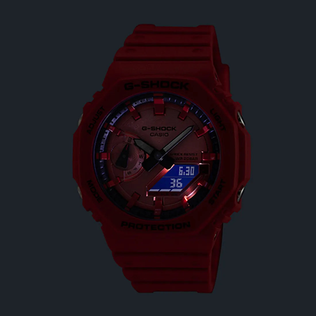 ICONIC RED GA-2100RRB-4AJF