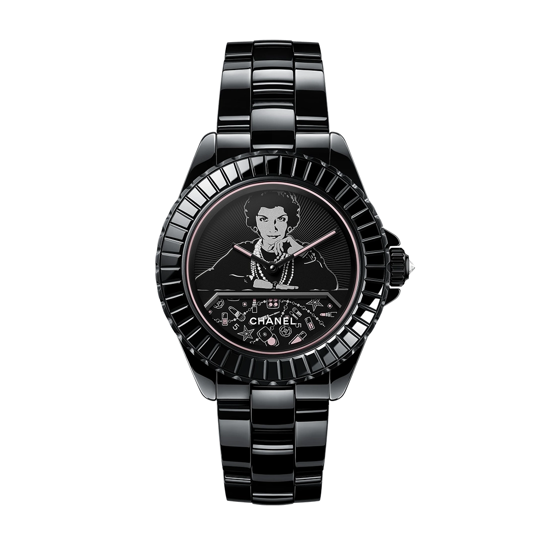 CHANEL / シャネル マドモアゼル J12 BLUSH キャリバー 12.1, 38MM