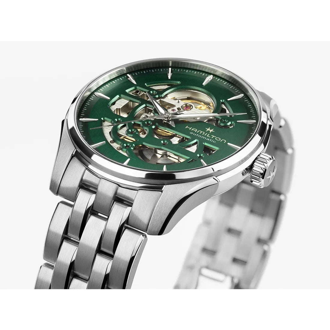 H42535160 ジャズマスター スケルトン オープン ハート 40mm