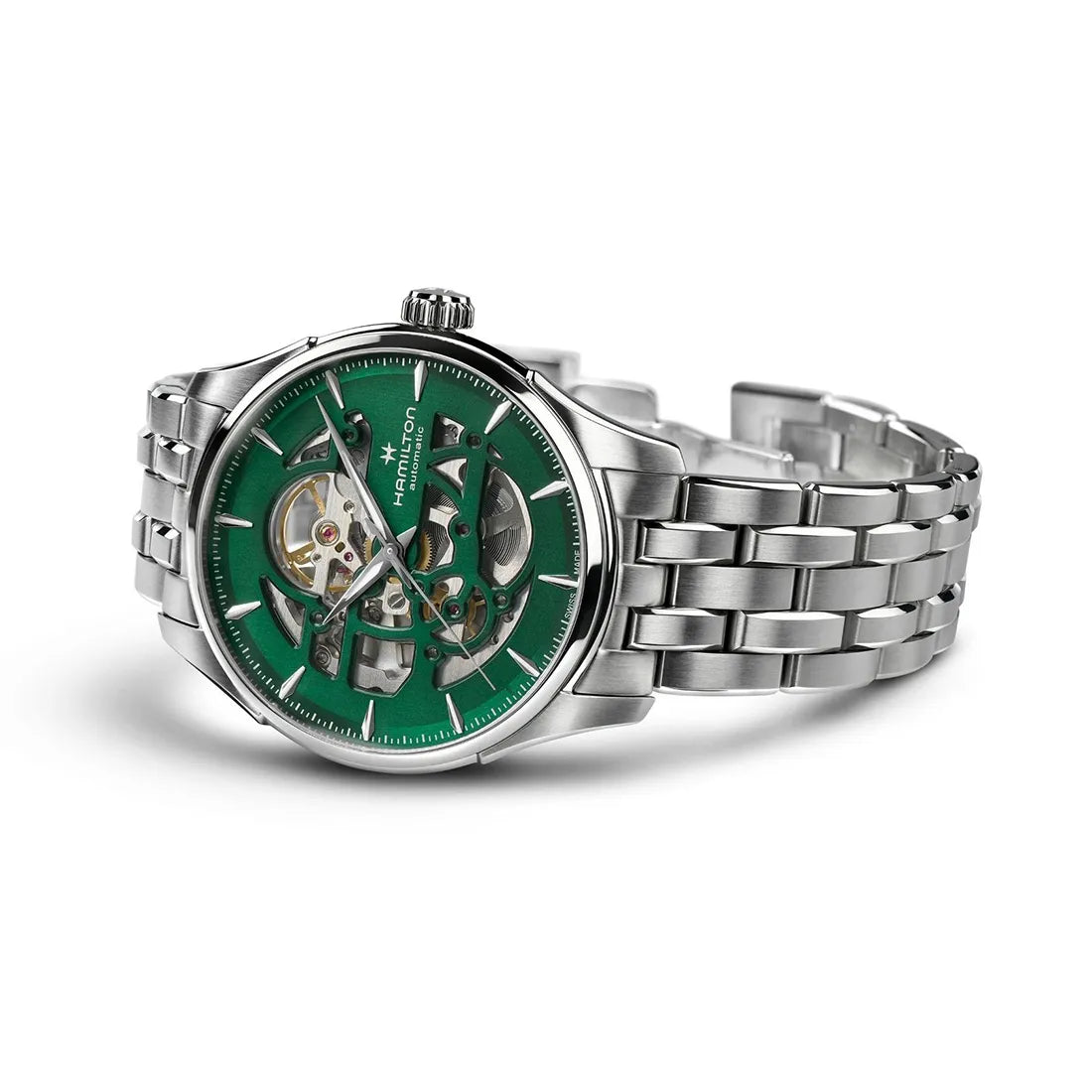 ハミルトン ジャズマスター オープンハート 自動巻 箱付 H42535160 ジャズマスター スケルトン オープン ハート 40mm