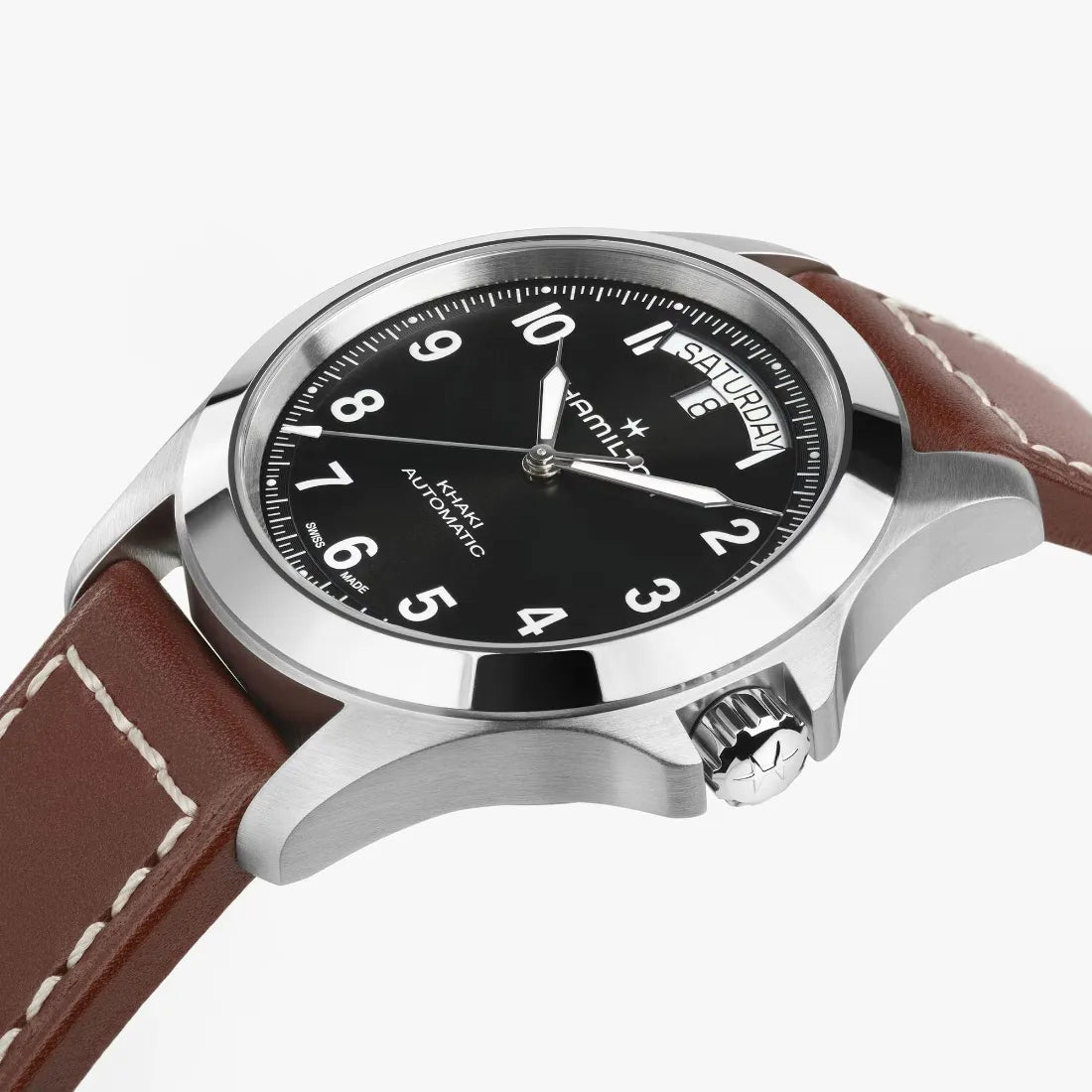 H64475531 カーキ フィールド キング デイデイト オート 40mm