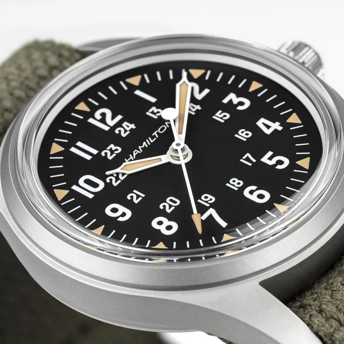 H69399932 カーキ フィールド メカ 36mm ジャパン エディション 1,000
