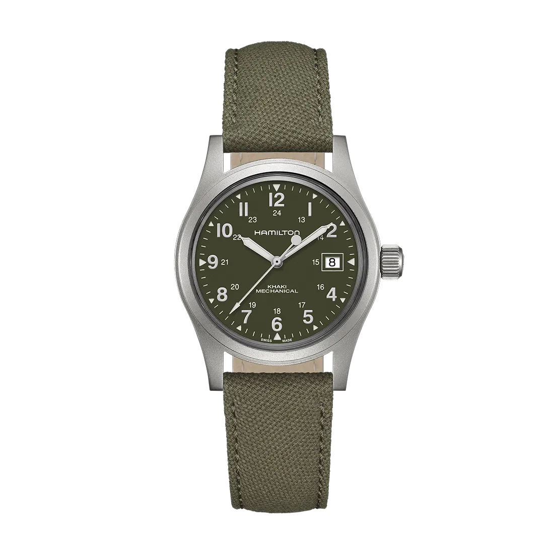 カーキ フィールド メカ 38mm