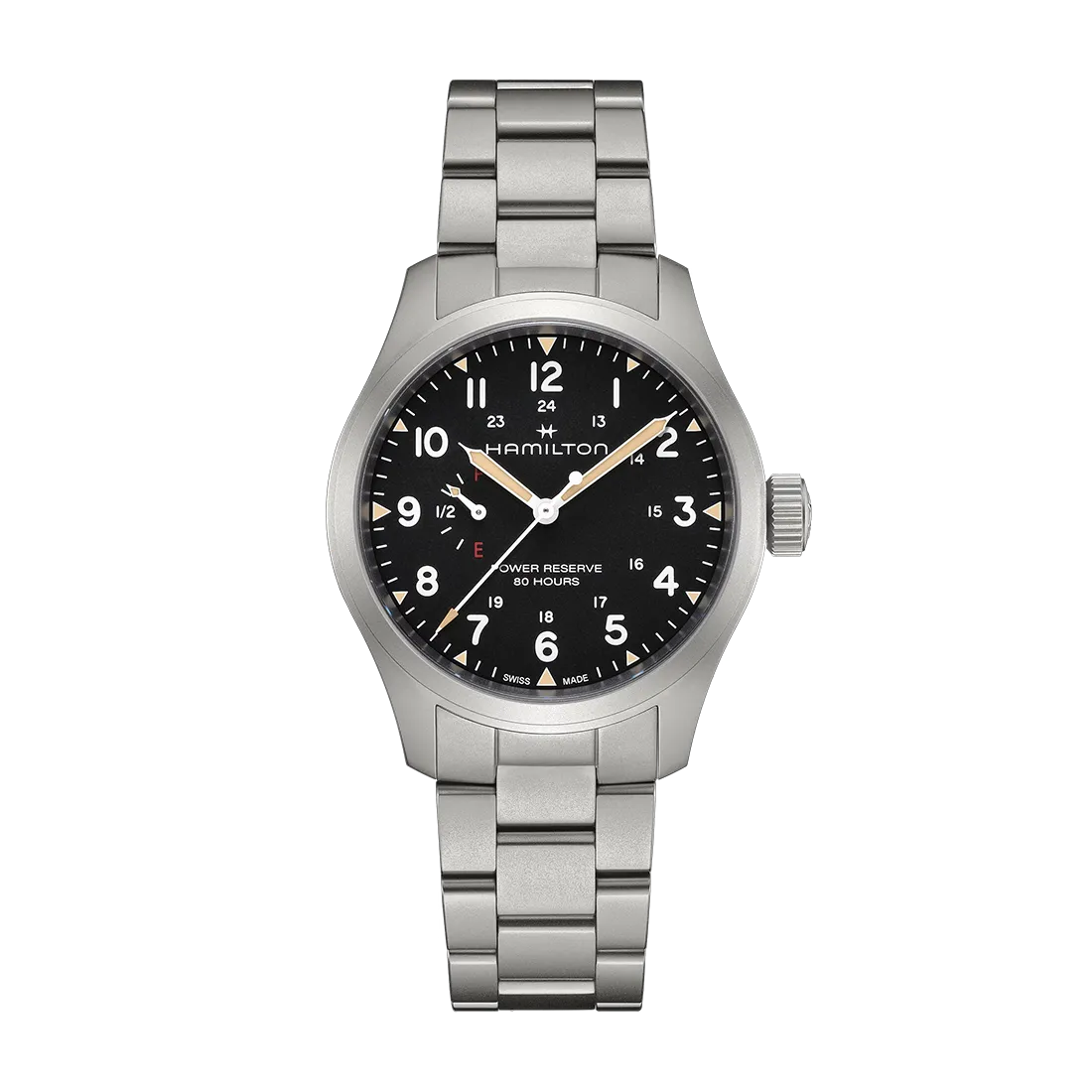 カーキ フィールド メカニカル パワーリザーブ 40mm