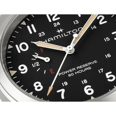 カーキ フィールド メカニカル パワーリザーブ 40mm