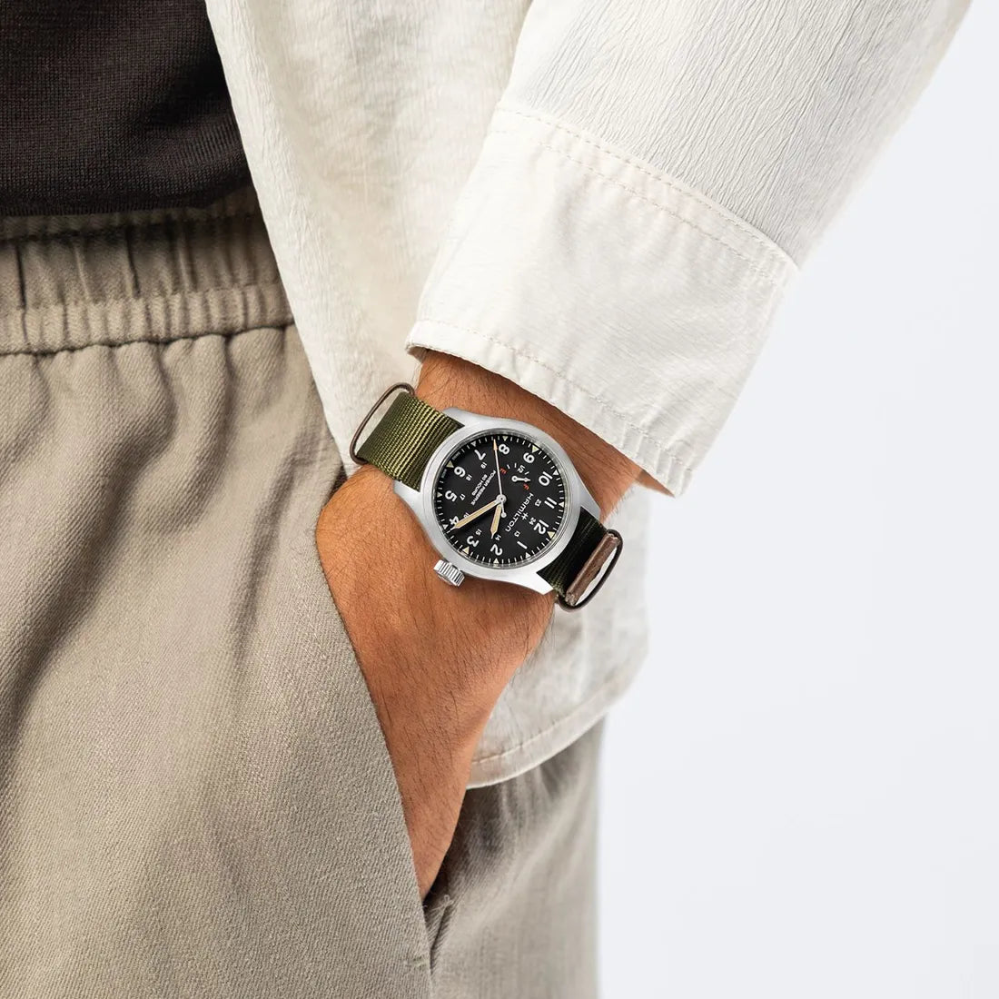 H69509930 カーキ フィールド メカニカル 40mm｜ハミルトン