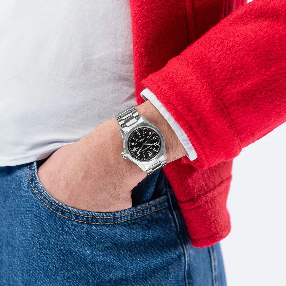 H70455133 カーキフィールド オート 38mm｜ハミルトン – アイアイイスズ
