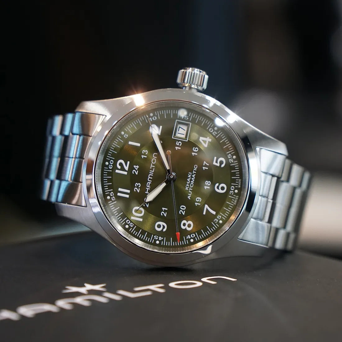 H70455160 カーキ フィールド オートマティック 38mm｜ハミルトン